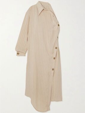 Acne One-Shoulder Beige Dress